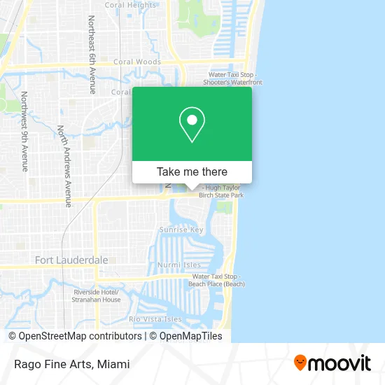 Rago Fine Arts map