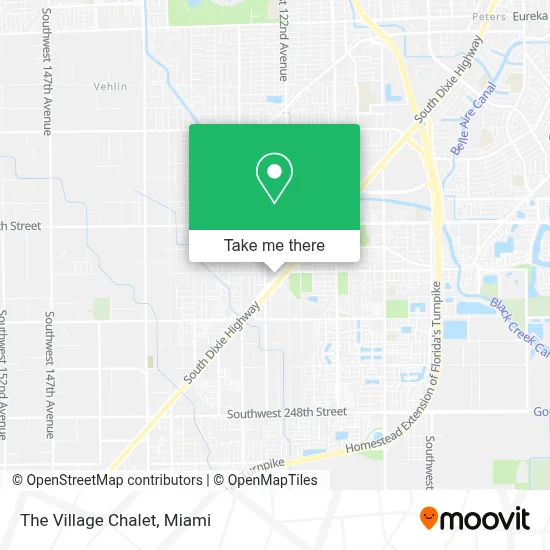 The Village Chalet map