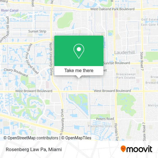 Rosenberg Law Pa map