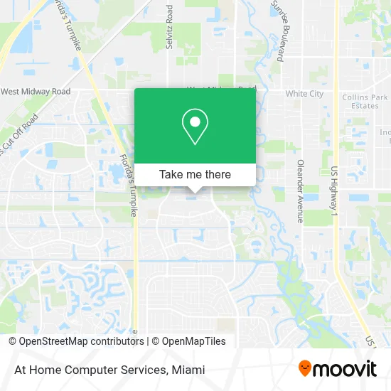 At Home Computer Services map