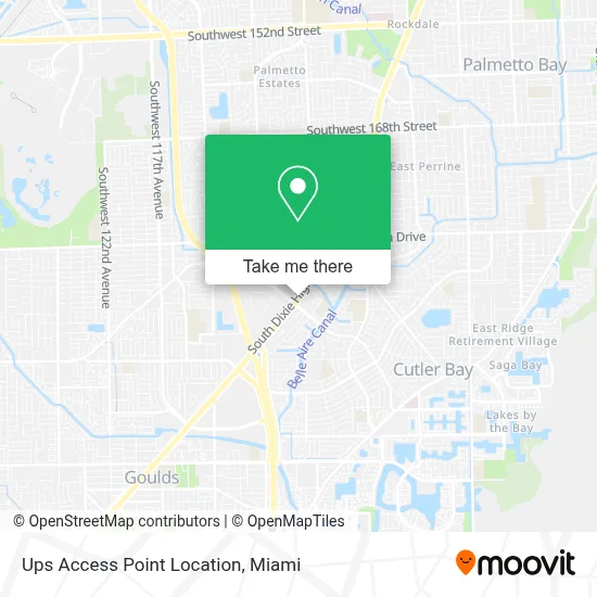 Ups Access Point Location map