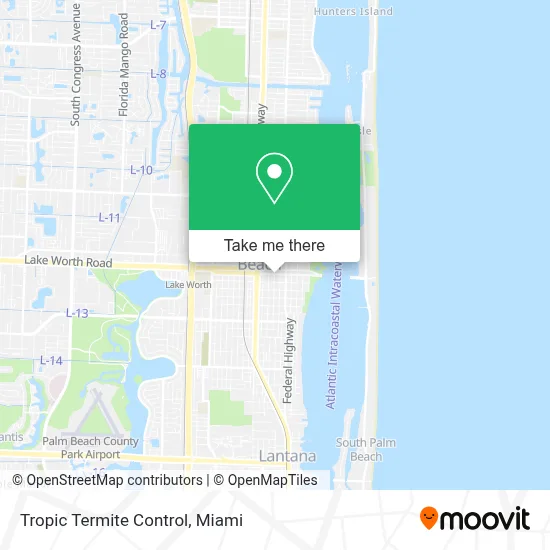 Tropic Termite Control map