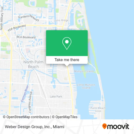 Weber Design Group, Inc. map