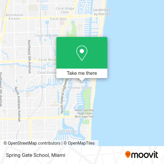 Spring Gate School map