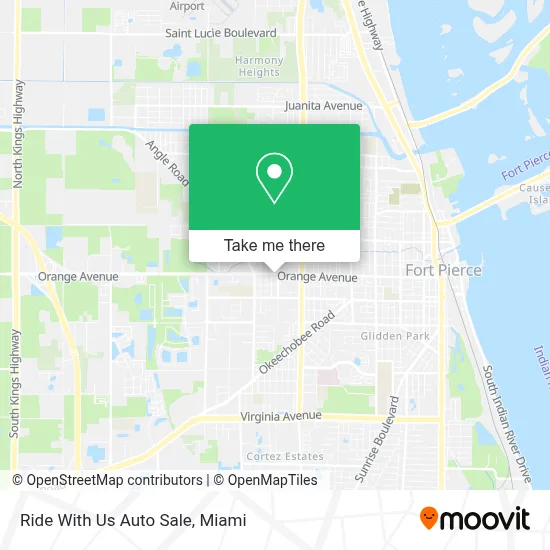 Ride With Us Auto Sale map