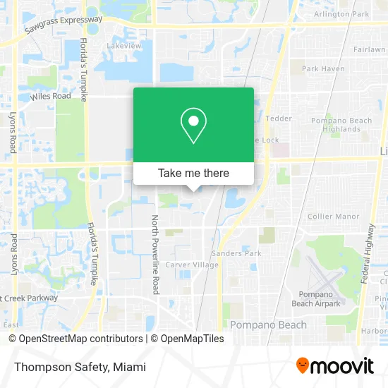 Thompson Safety map