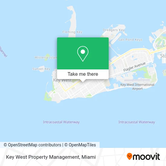 Key West Property Management map