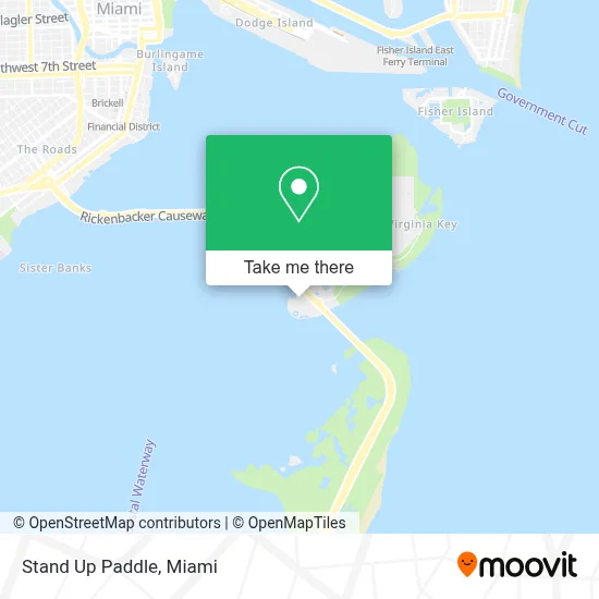 Stand Up Paddle map