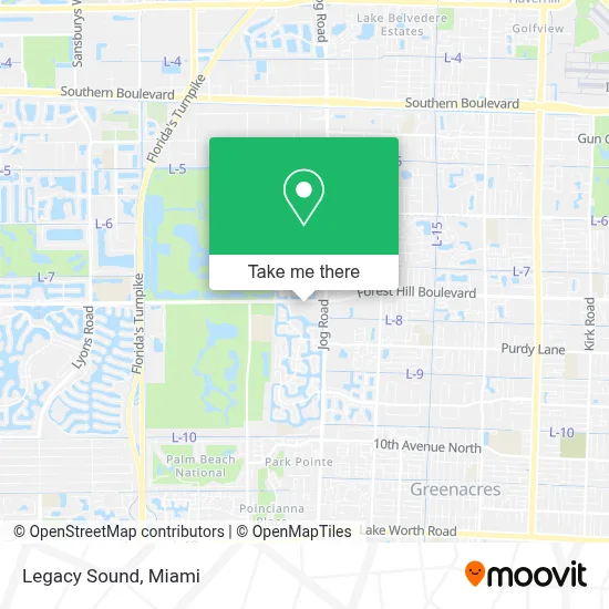 Legacy Sound map