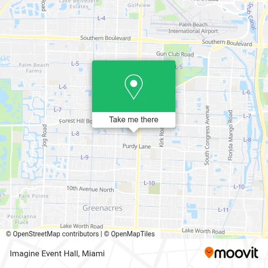 Imagine Event Hall map