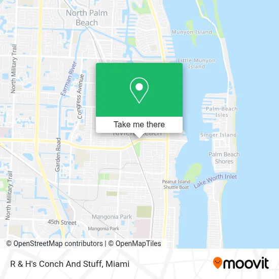 R & H's Conch And Stuff map