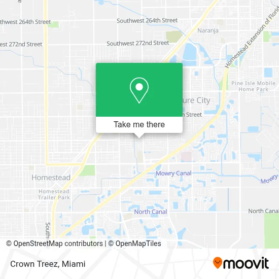 Crown Treez map