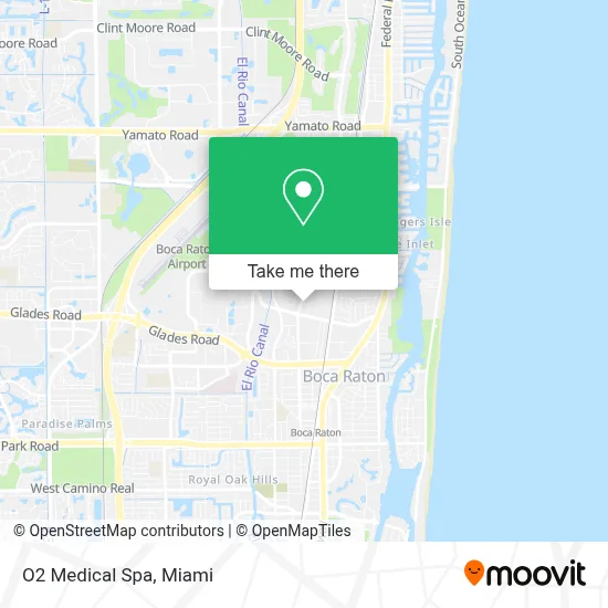 O2 Medical Spa map