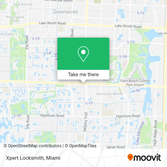 Xpert Locksmith map
