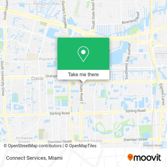 Connect Services map