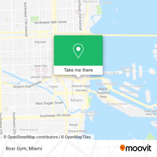 Boxr Gym map