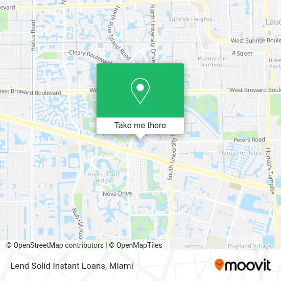 Lend Solid Instant Loans map