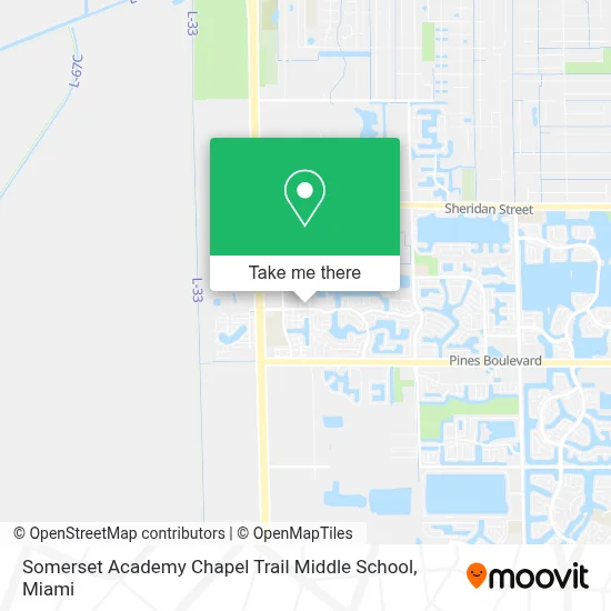 Somerset Academy Chapel Trail Middle School map