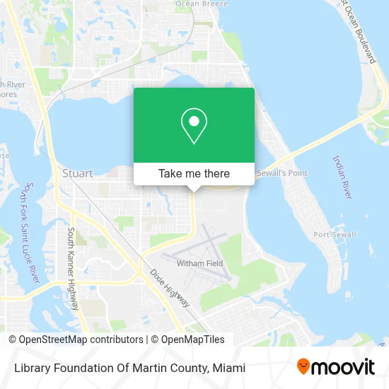 Library Foundation Of Martin County map