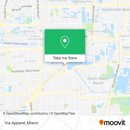 Via Apparel map