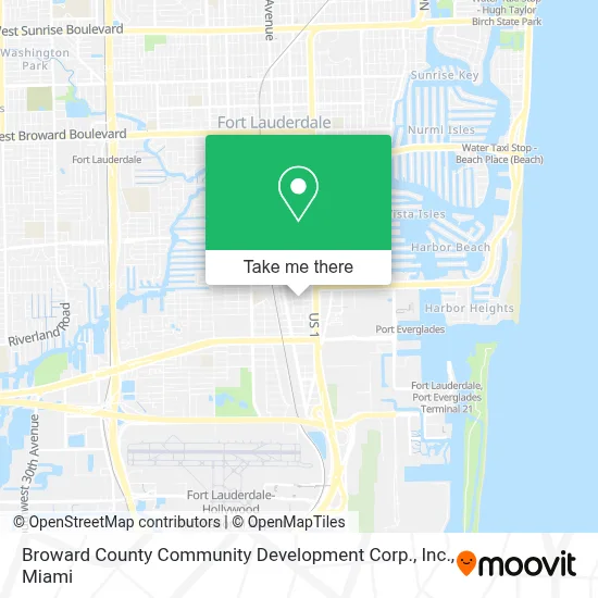 Broward County Community Development Corp., Inc. map