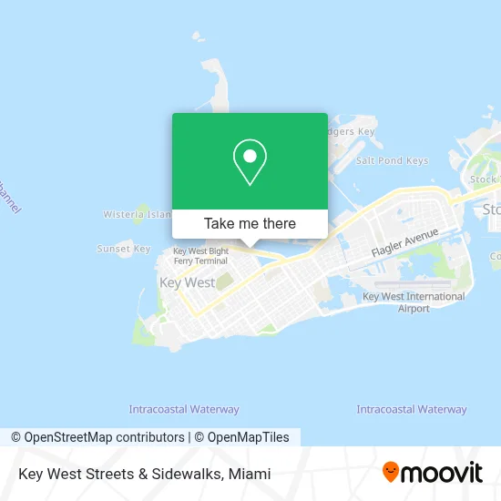 Key West Streets & Sidewalks map