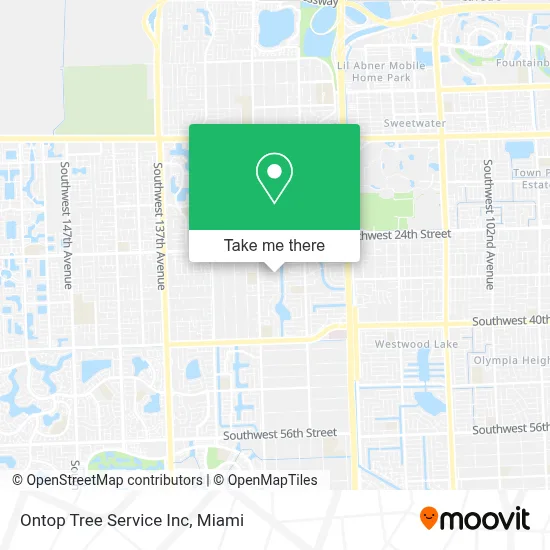 Ontop Tree Service Inc map
