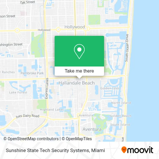 Sunshine State Tech Security Systems map