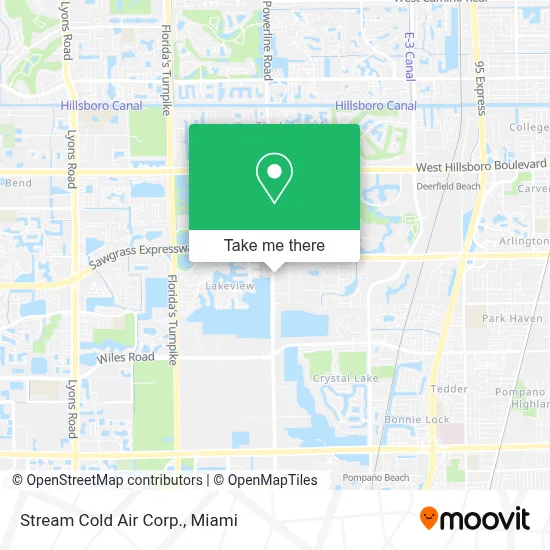 Stream Cold Air Corp. map