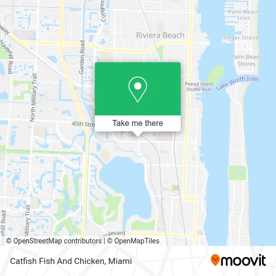 Catfish Fish And Chicken map