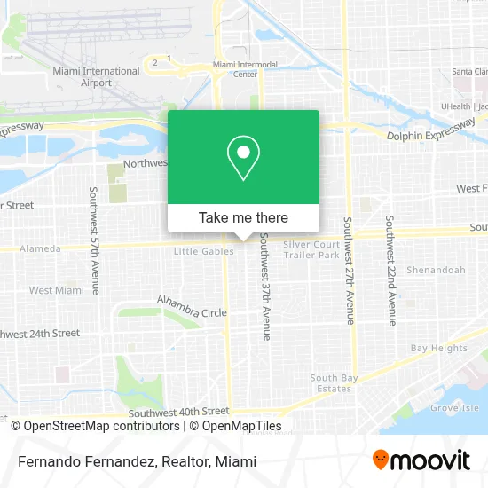Fernando Fernandez, Realtor map
