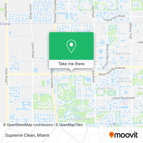 Supreme Clean map
