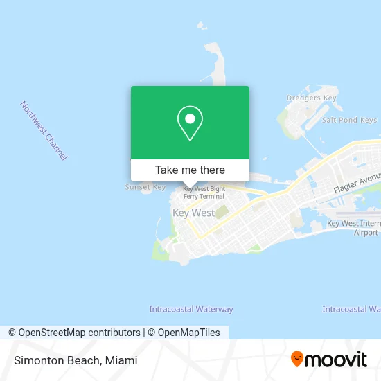 Simonton Beach map
