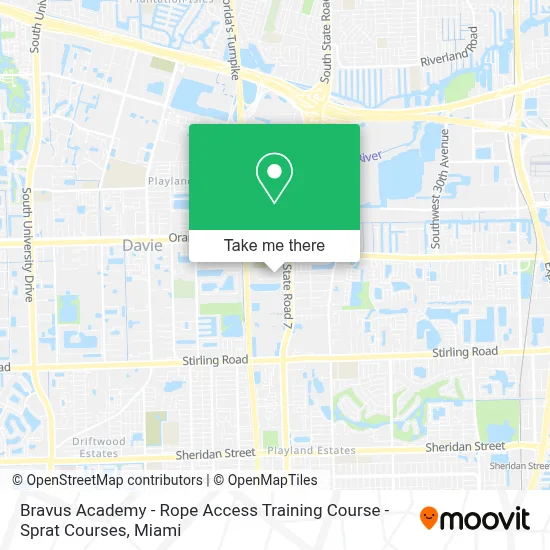 Bravus Academy - Rope Access Training Course - Sprat Courses map