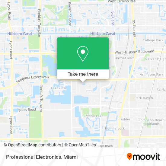 Professional Electronics map