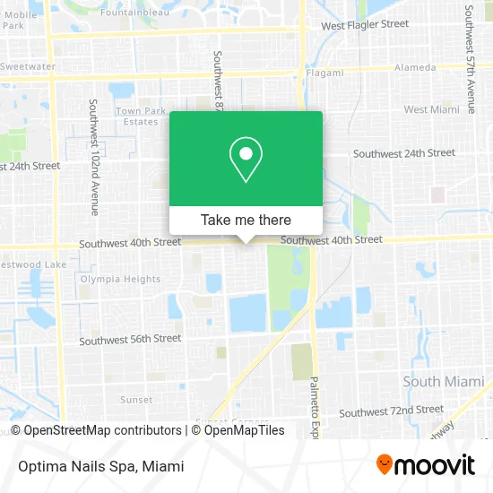 Optima Nails Spa map