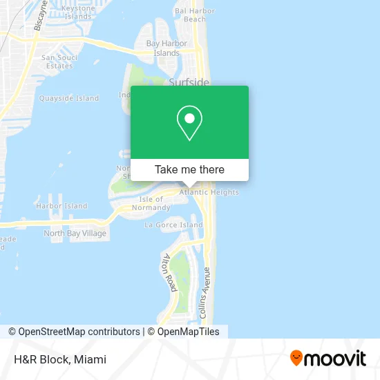 H&R Block map