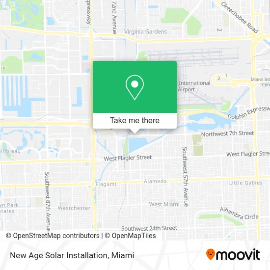 New Age Solar Installation map