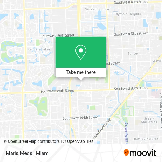 Maria Medal map