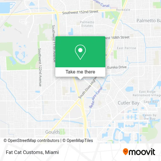 Fat Cat Customs map