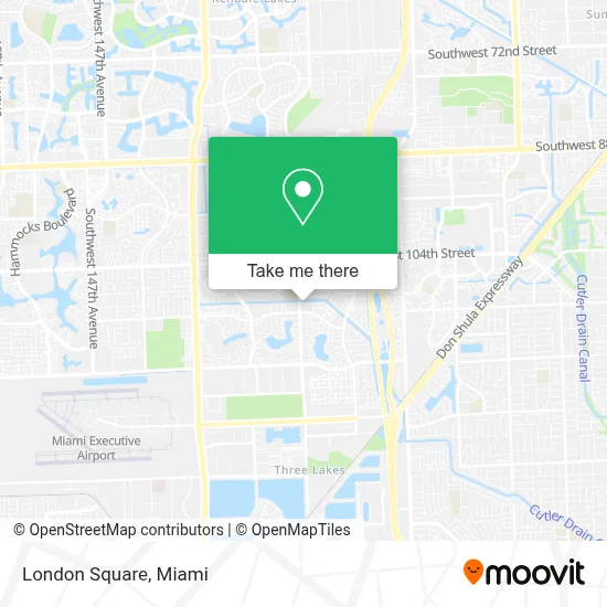 London Square map