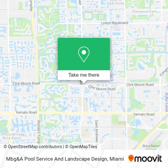 Mbg&A Pool Service And Landscape Design map