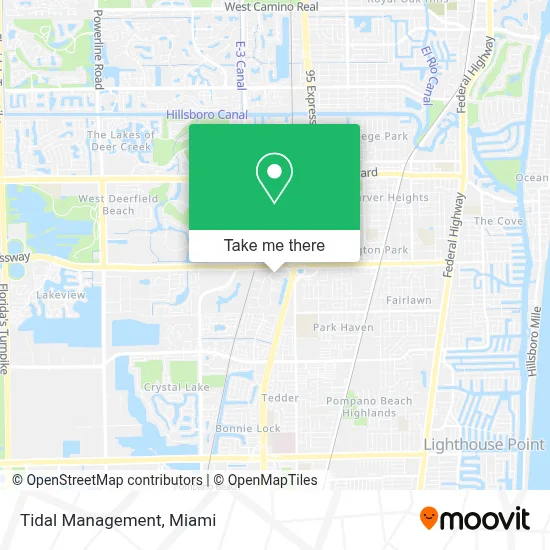 Tidal Management map