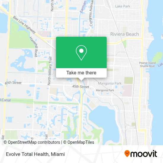 Evolve Total Health map