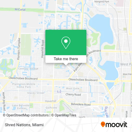 Shred Nations map