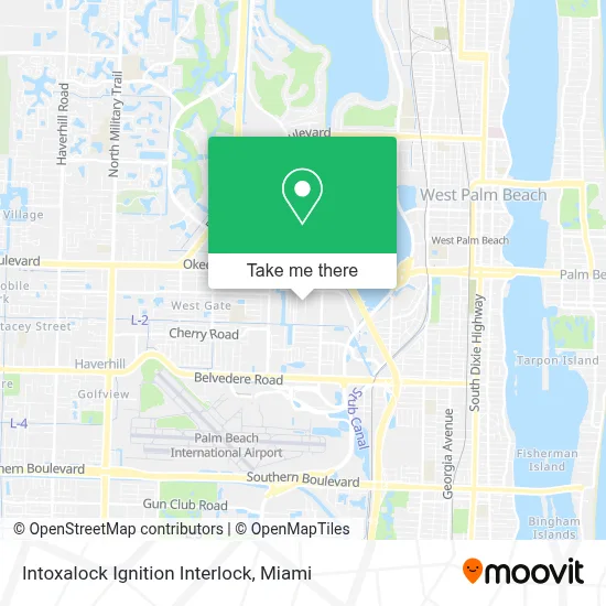 Intoxalock Ignition Interlock map