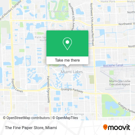 The Fine Paper Store map