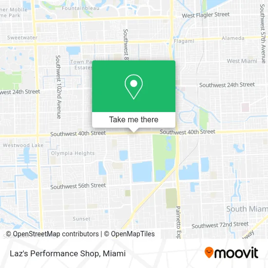 Laz's Performance Shop map