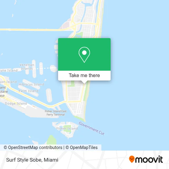 Surf Style Sobe map