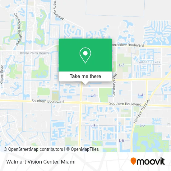 Walmart Vision Center map